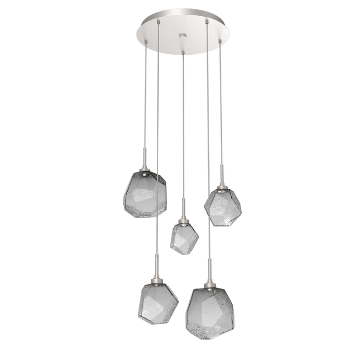 Hammerton Studio GEM ROUND 5 PENDANT CHANDELIER – QUICK SHIP