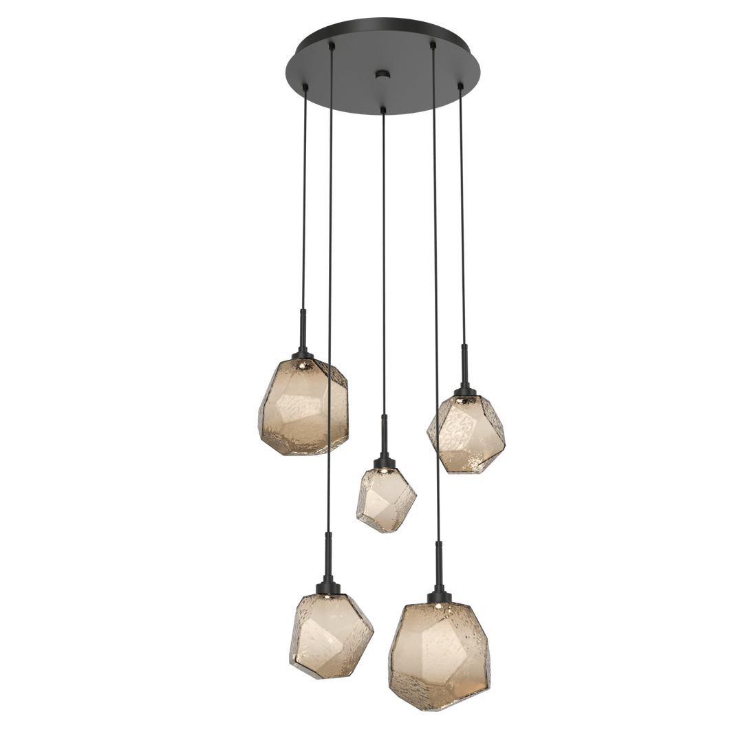 Hammerton Studio GEM ROUND 5 PENDANT CHANDELIER – QUICK SHIP