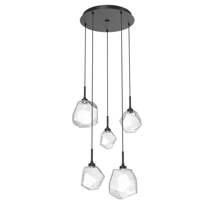 Hammerton Studio GEM ROUND 5 PENDANT CHANDELIER – QUICK SHIP