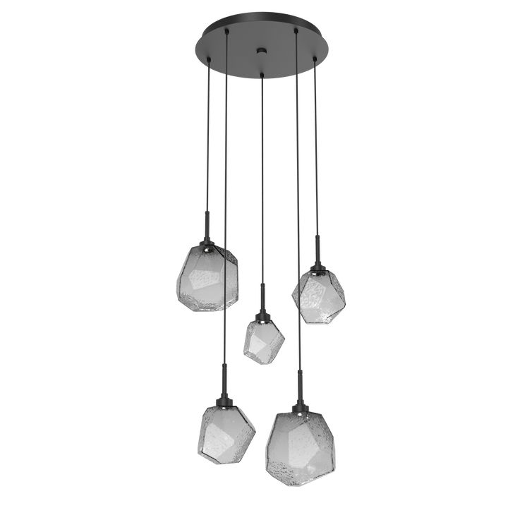 Hammerton Studio GEM ROUND 5 PENDANT CHANDELIER – QUICK SHIP