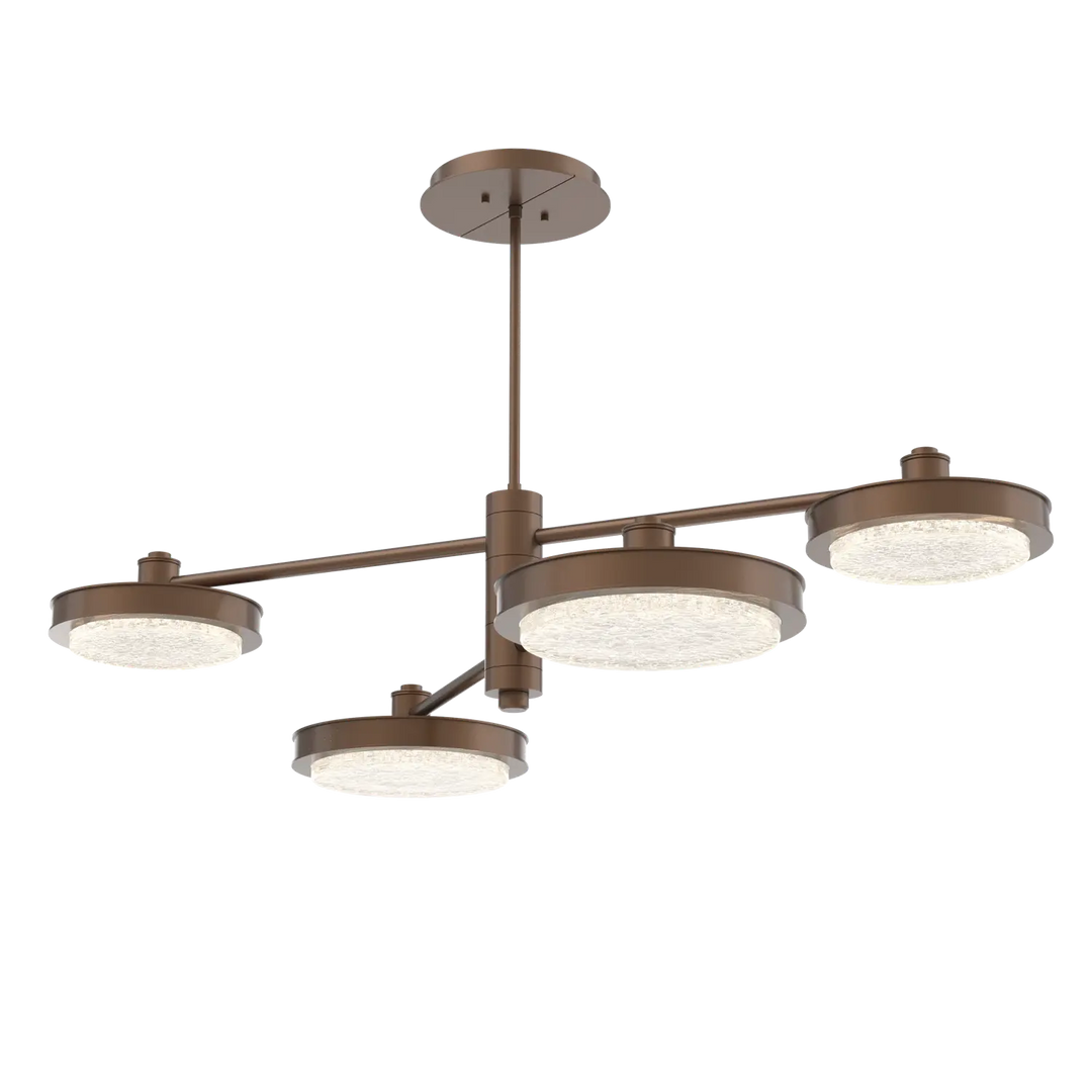 Hammerton Studio Iris Mobile Chandelier Burnished Bronze / 4-Piece / None