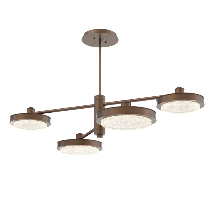 Hammerton Studio Iris Mobile Chandelier Burnished Bronze / 4-Piece / None