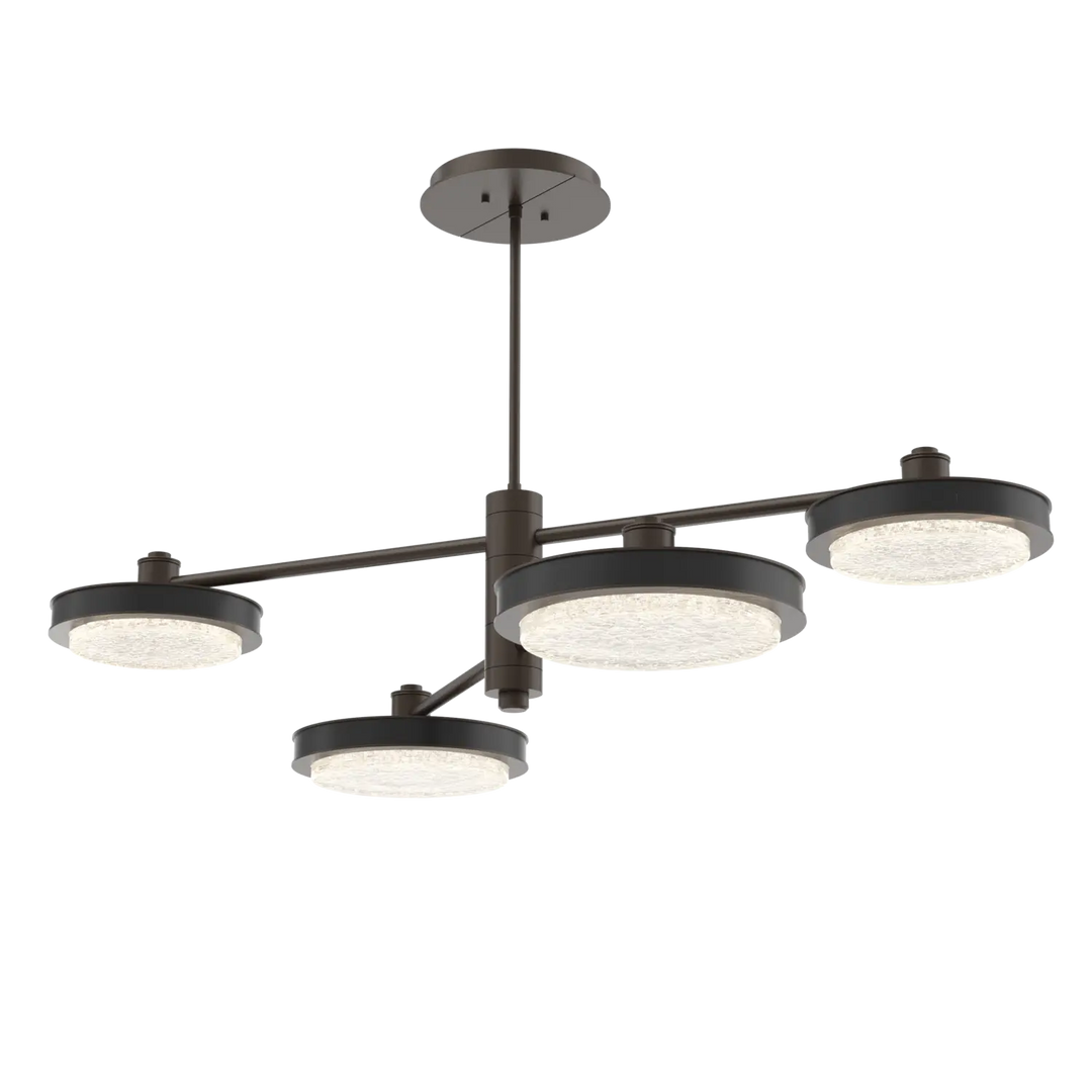 Hammerton Studio Iris Mobile Chandelier Flat Bronze / 4-Piece / Matte Black