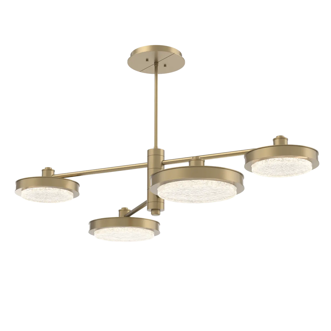 Hammerton Studio Iris Mobile Chandelier Gilded Brass / 4-Piece / None