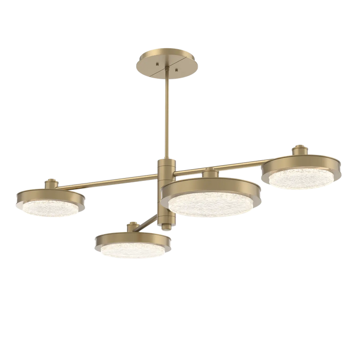Hammerton Studio Iris Mobile Chandelier Gilded Brass / 4-Piece / None