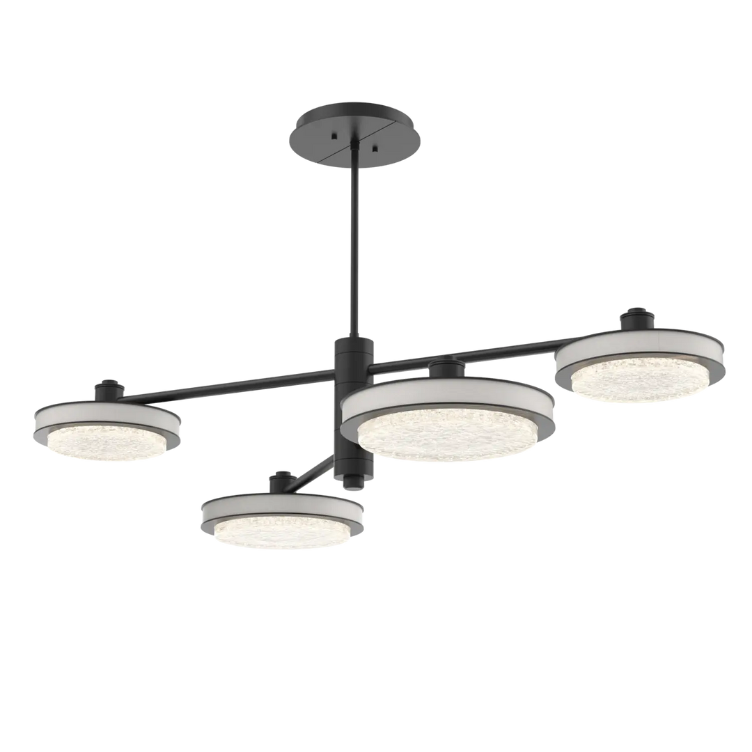 Hammerton Studio Iris Mobile Chandelier Matte Black / 4-Piece / Salt White