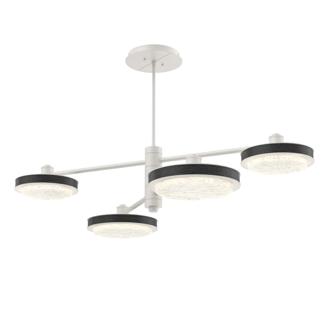 Hammerton Studio Iris Mobile Chandelier Salt White / 4-Piece / Dark Oak Wood