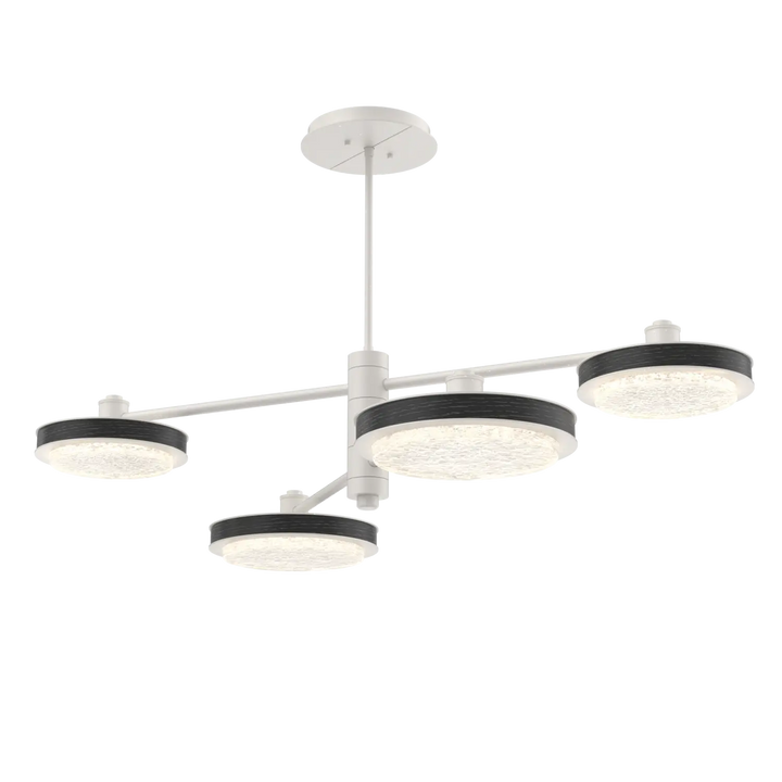 Hammerton Studio Iris Mobile Chandelier Salt White / 4-Piece / Dark Oak Wood