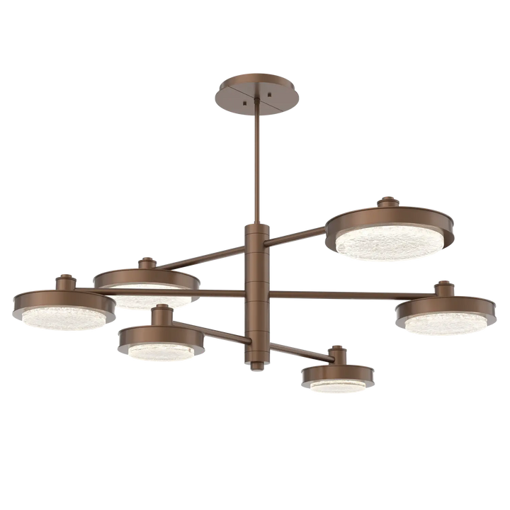 Hammerton Studio Iris Mobile Chandelier Burnished Bronze / 6-Piece / None