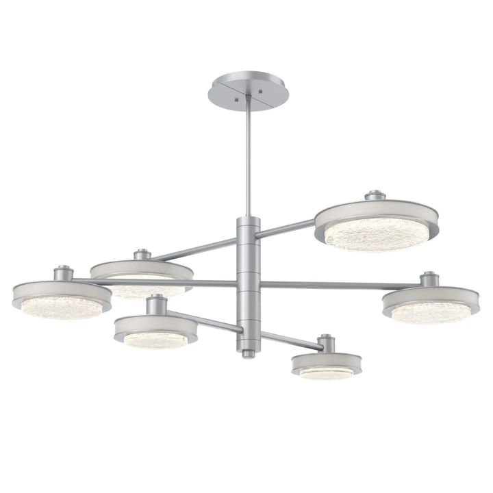 Hammerton Studio Iris Mobile Chandelier Classic Silver / 6-Piece / Salt White