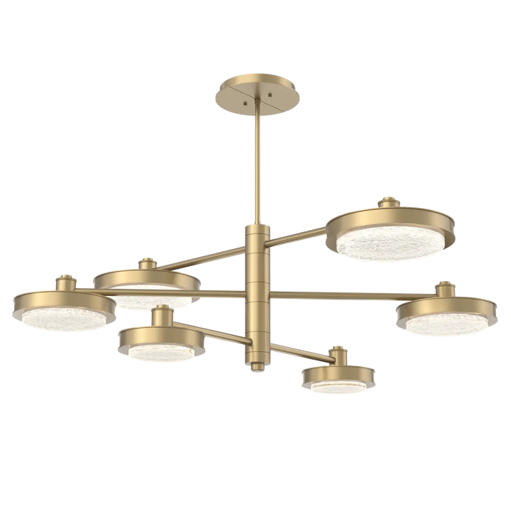 Hammerton Studio Iris Mobile Chandelier Gilded Brass / 6-Piece / None
