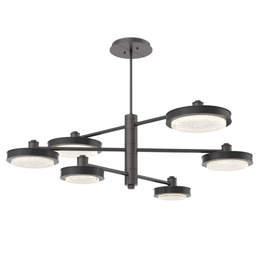 Hammerton Studio Iris Mobile Chandelier Graphite / 6-Piece / Matte Black