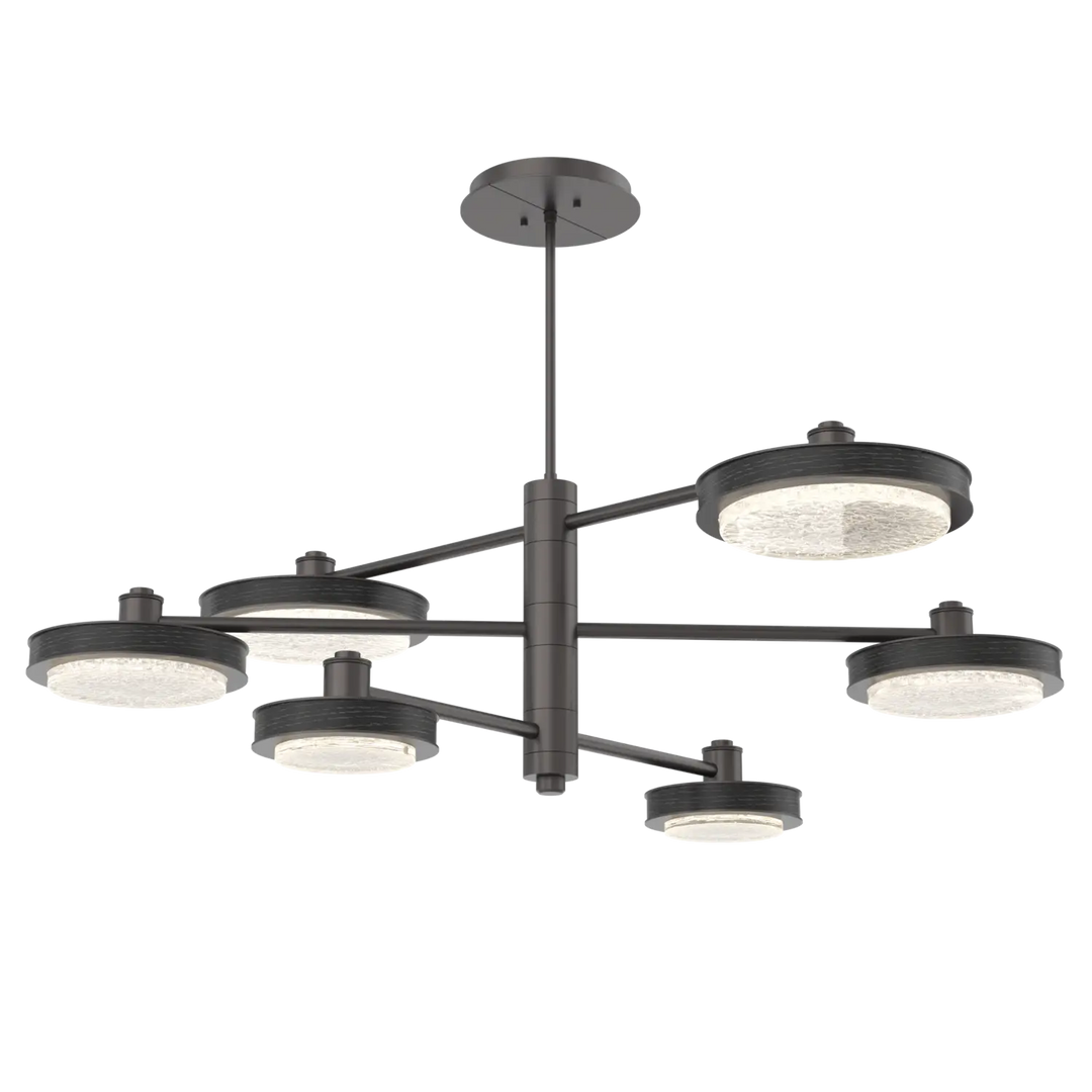 Hammerton Studio Iris Mobile Chandelier Graphite / 6-Piece / Dark Oak Wood