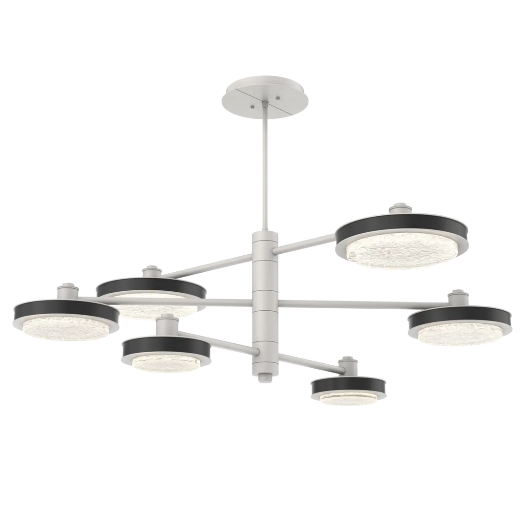 Hammerton Studio Iris Mobile Chandelier Salt White / 6-Piece / Matte Black