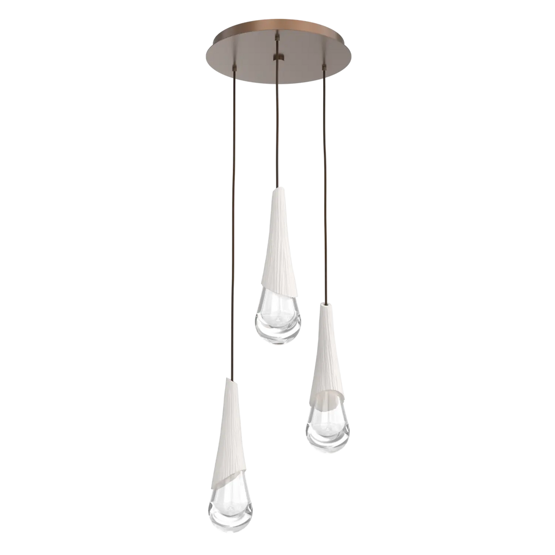Hammerton Studio Hailstone Round Multi-Pendant Chandelier