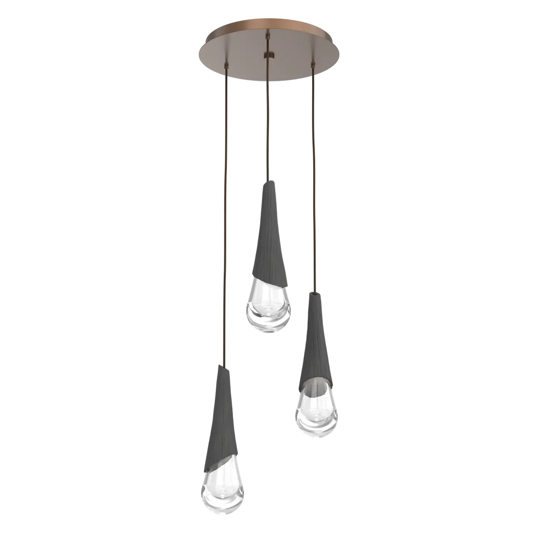 Hammerton Studio Hailstone Round Multi-Pendant Chandelier