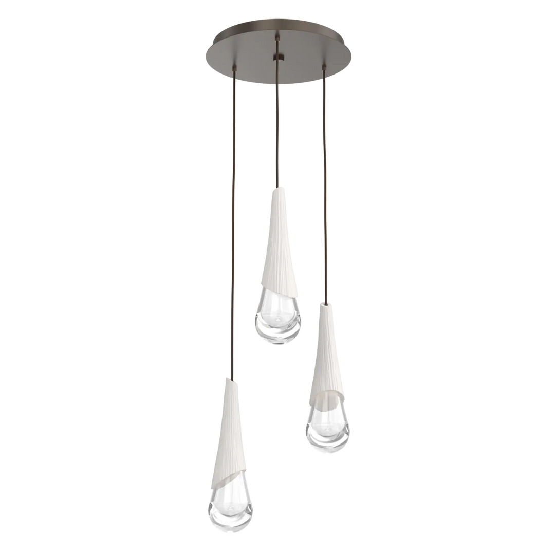 Hammerton Studio Hailstone Round Multi-Pendant Chandelier