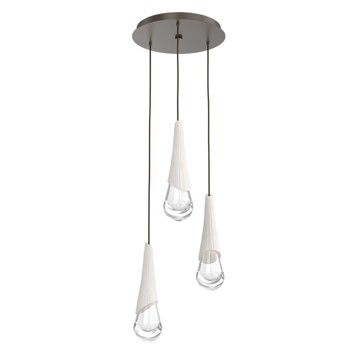 Hammerton Studio Hailstone Round Multi-Pendant Chandelier