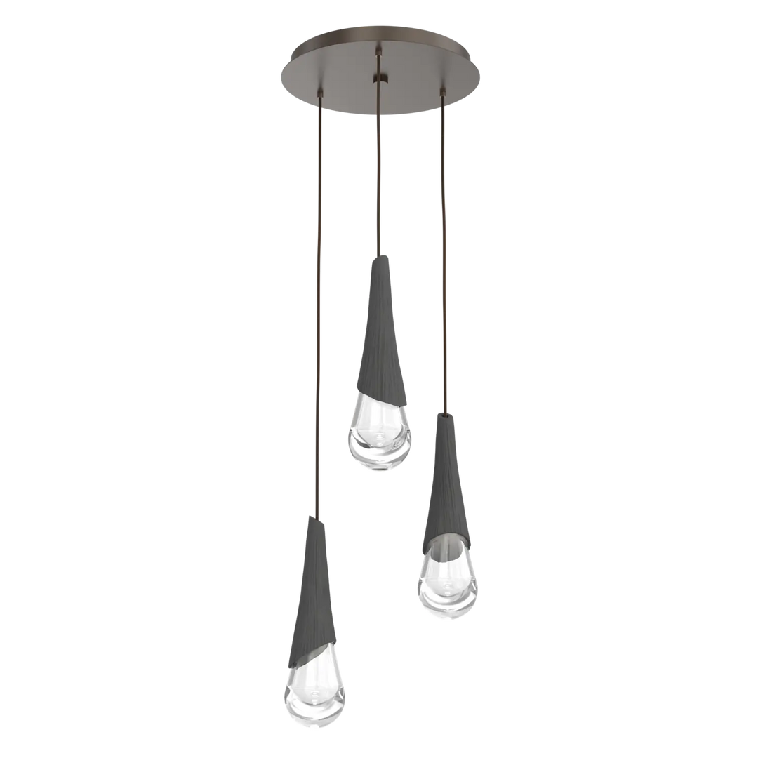 Hammerton Studio Hailstone Round Multi-Pendant Chandelier