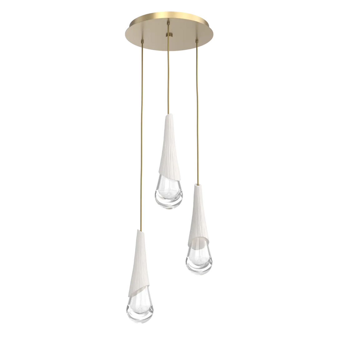 Hammerton Studio Hailstone Round Multi-Pendant Chandelier