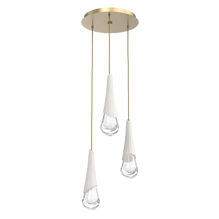 Hammerton Studio Hailstone Round Multi-Pendant Chandelier