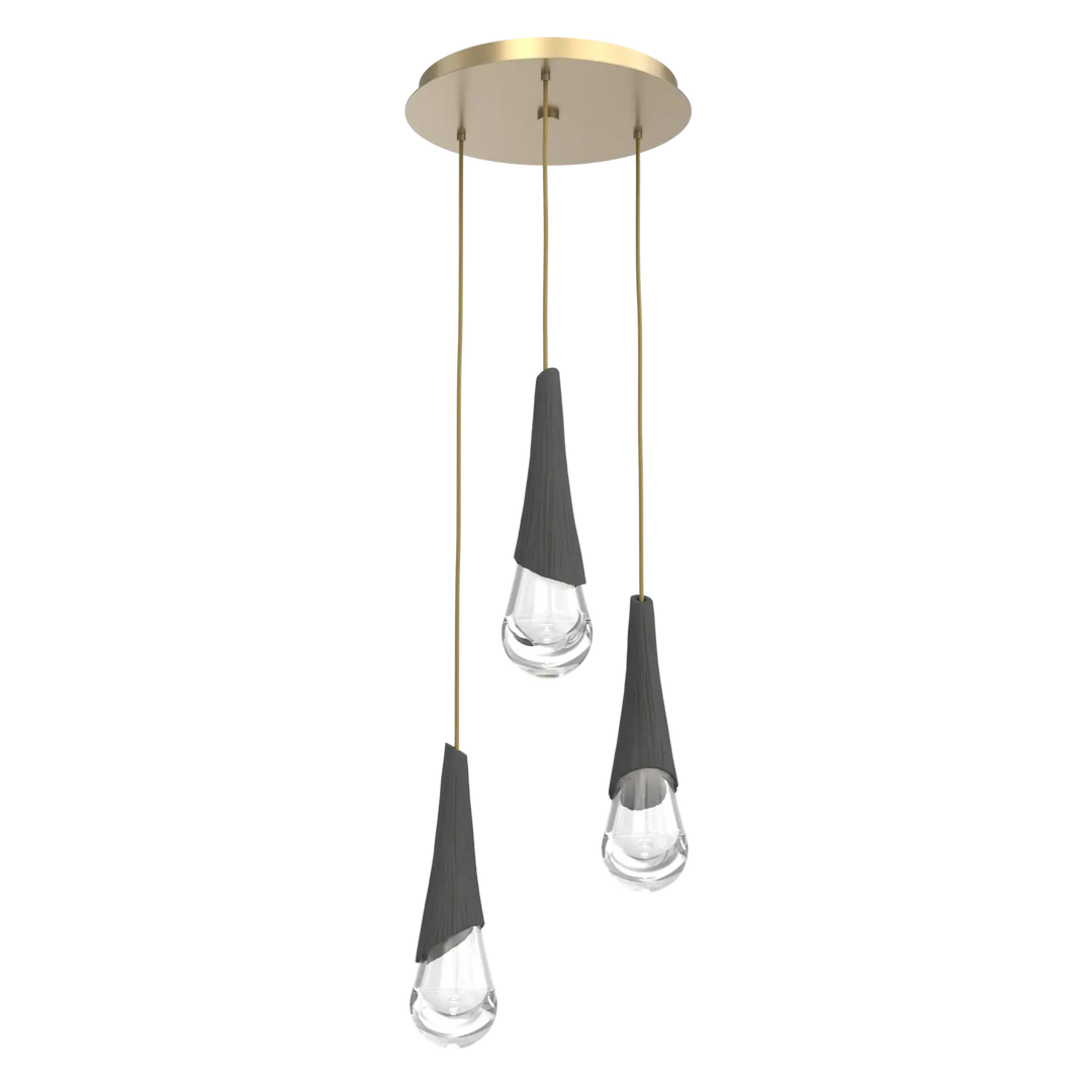 Hammerton Studio Hailstone Round Multi-Pendant Chandelier