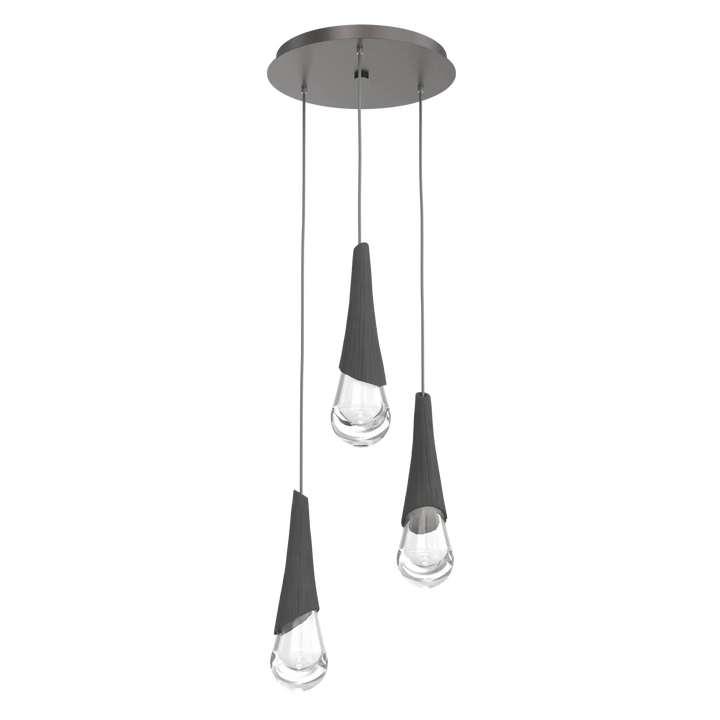 Hammerton Studio Hailstone Round Multi-Pendant Chandelier