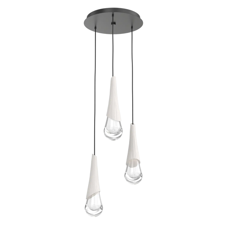 Hammerton Studio Hailstone Round Multi-Pendant Chandelier