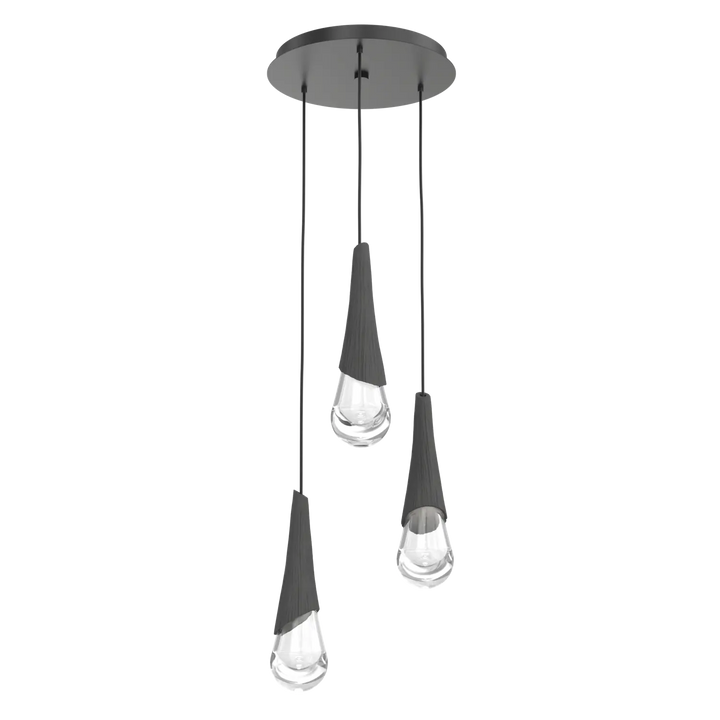 Hammerton Studio Hailstone Round Multi-Pendant Chandelier