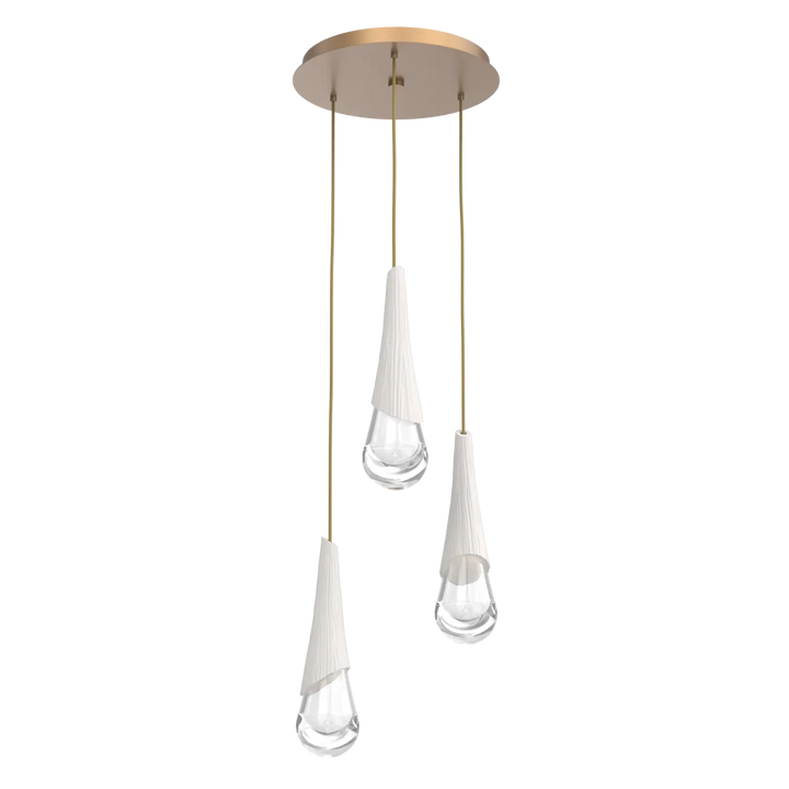 Hammerton Studio Hailstone Round Multi-Pendant Chandelier