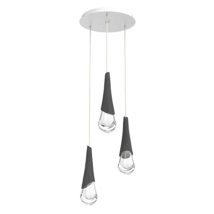 Hammerton Studio Hailstone Round Multi-Pendant Chandelier