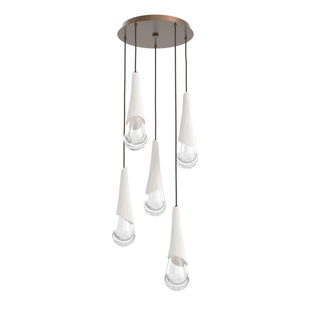 Hammerton Studio Hailstone Round Multi-Pendant Chandelier