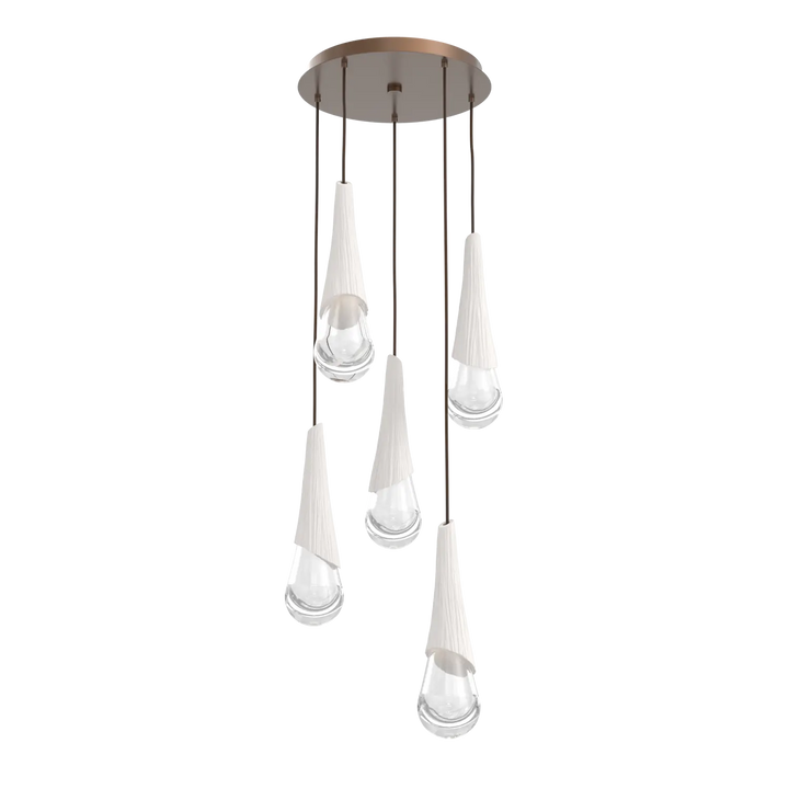 Hammerton Studio Hailstone Round Multi-Pendant Chandelier