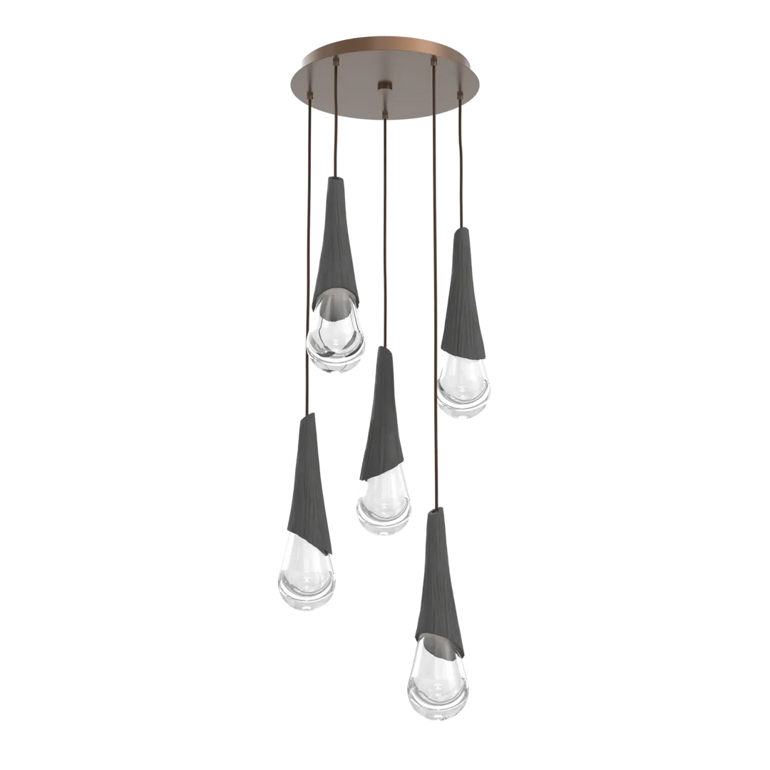 Hammerton Studio Hailstone Round Multi-Pendant Chandelier