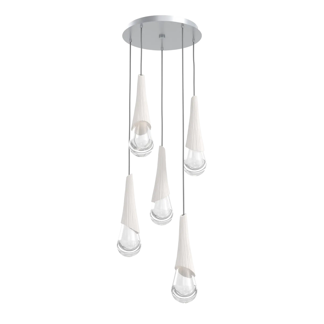 Hammerton Studio Hailstone Round Multi-Pendant Chandelier