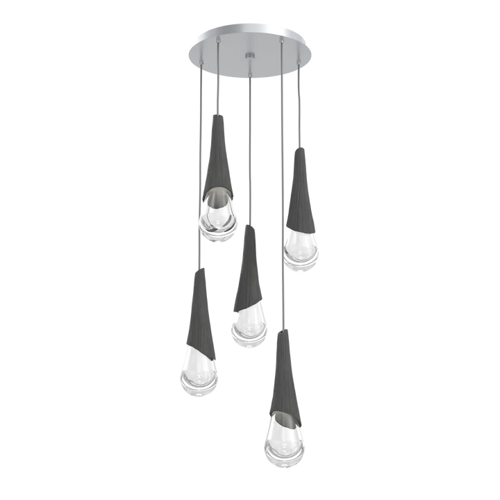 Hammerton Studio Hailstone Round Multi-Pendant Chandelier