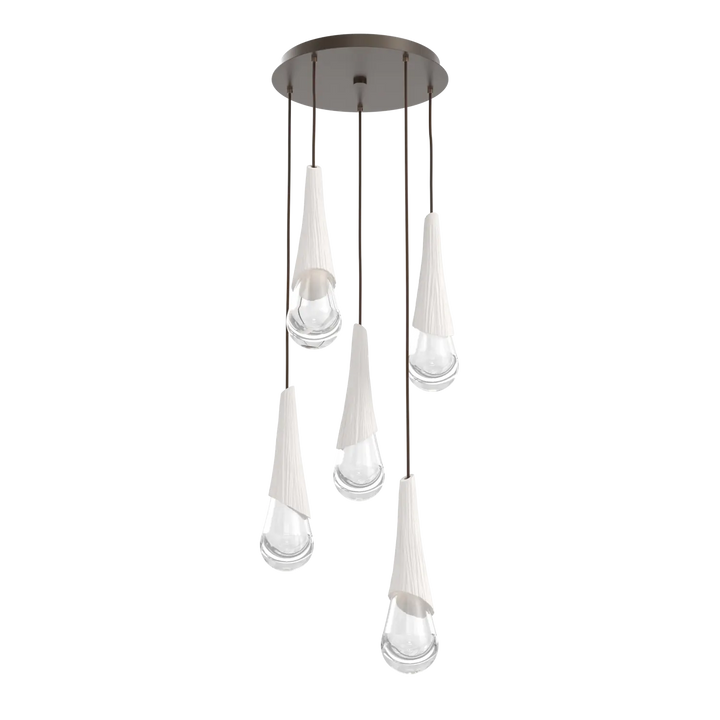 Hammerton Studio Hailstone Round Multi-Pendant Chandelier