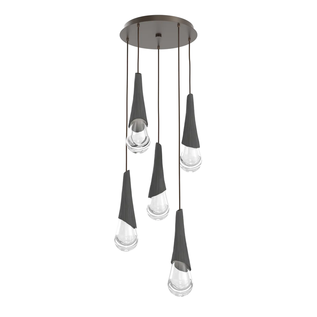 Hammerton Studio Hailstone Round Multi-Pendant Chandelier