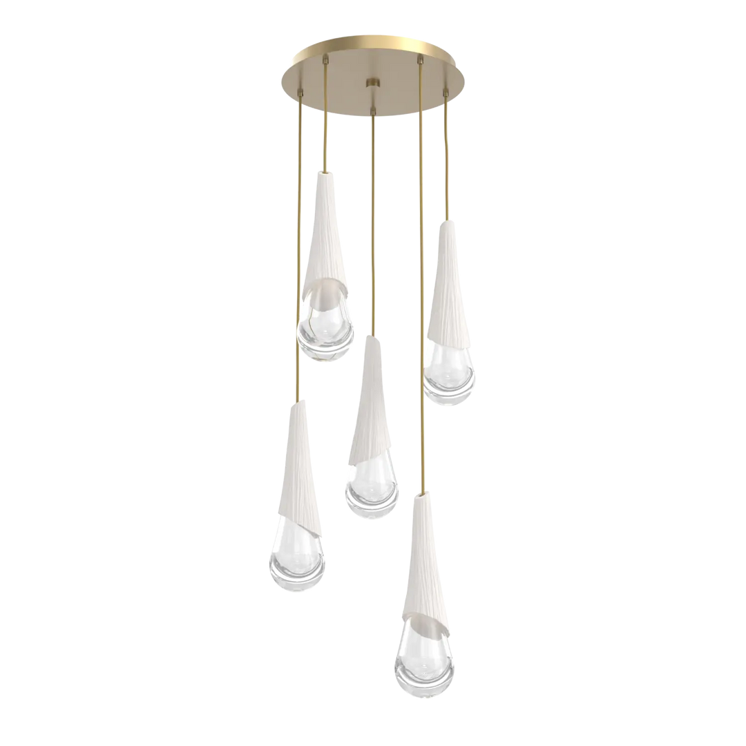 Hammerton Studio Hailstone Round Multi-Pendant Chandelier