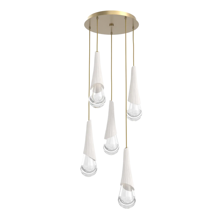 Hammerton Studio Hailstone Round Multi-Pendant Chandelier
