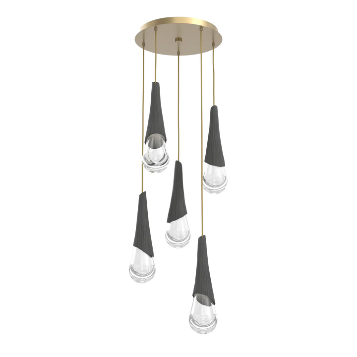 Hammerton Studio Hailstone Round Multi-Pendant Chandelier