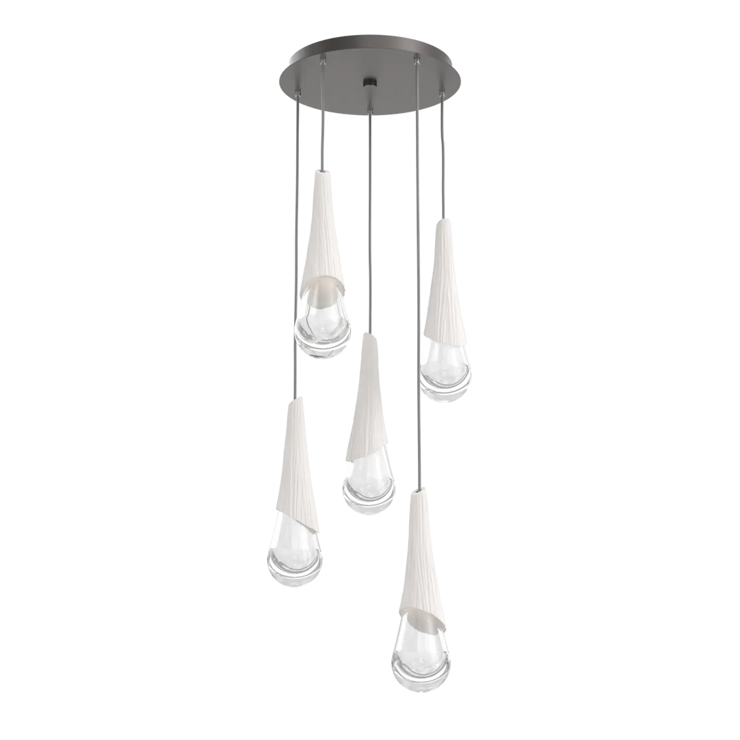 Hammerton Studio Hailstone Round Multi-Pendant Chandelier