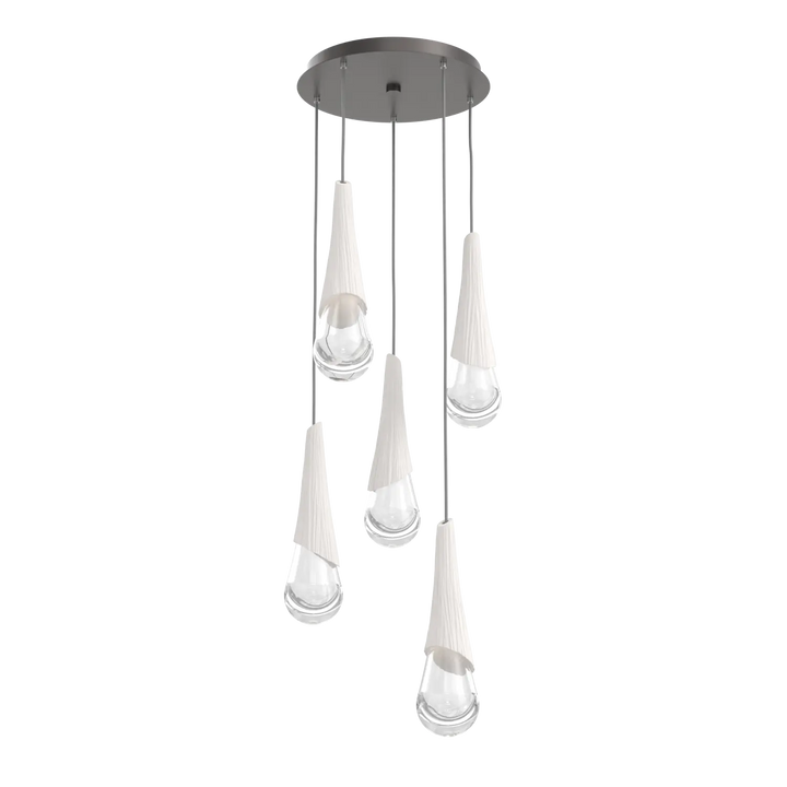 Hammerton Studio Hailstone Round Multi-Pendant Chandelier