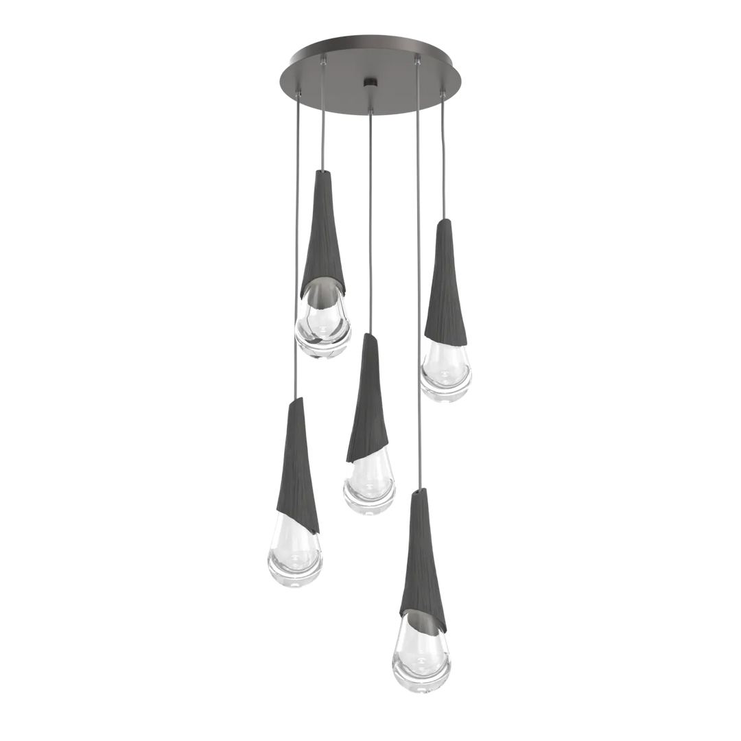 Hammerton Studio Hailstone Round Multi-Pendant Chandelier