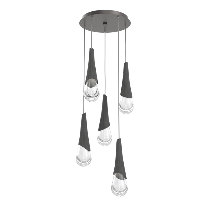 Hammerton Studio Hailstone Round Multi-Pendant Chandelier