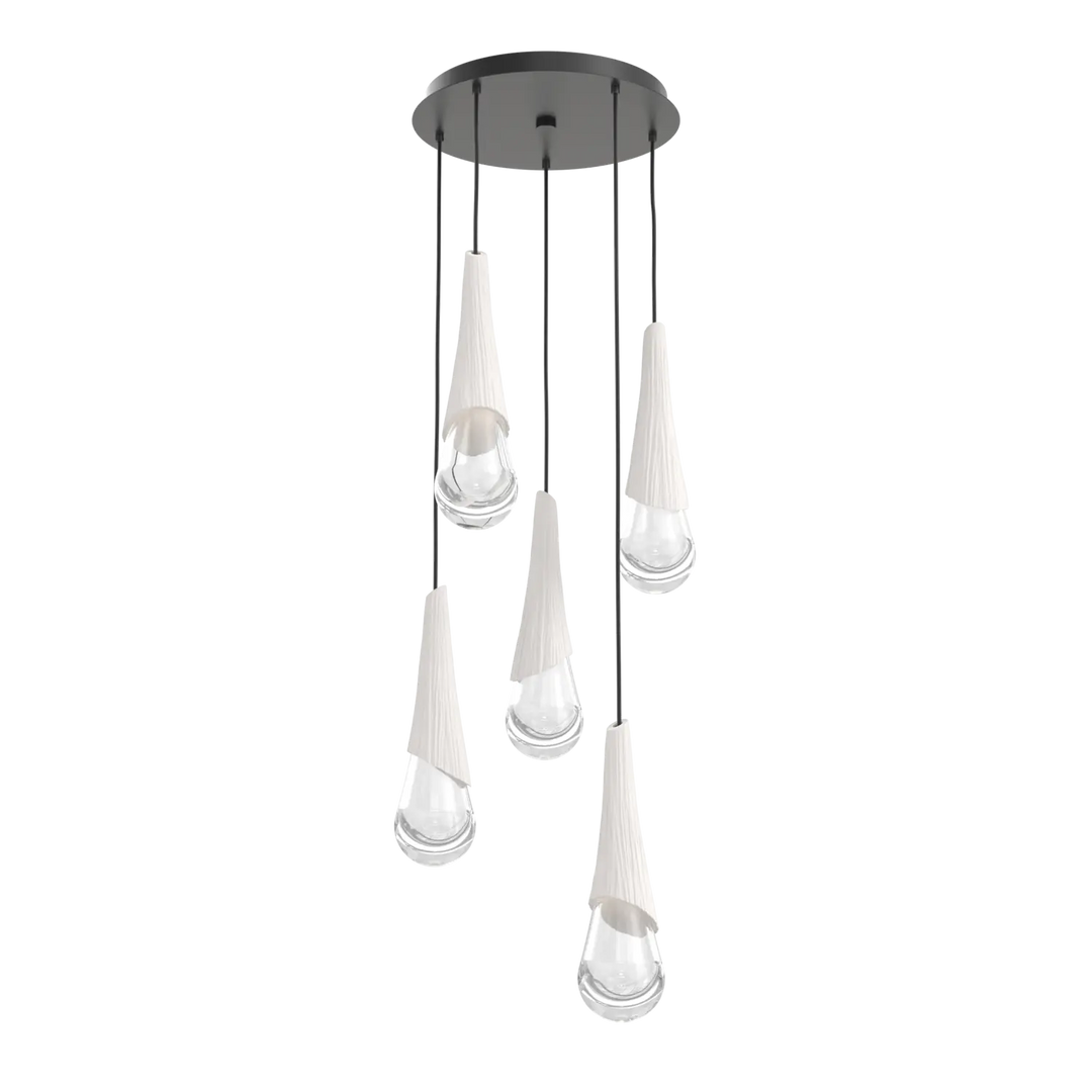 Hammerton Studio Hailstone Round Multi-Pendant Chandelier