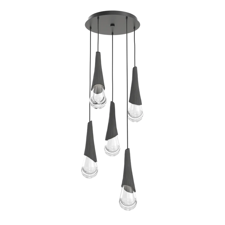 Hammerton Studio Hailstone Round Multi-Pendant Chandelier