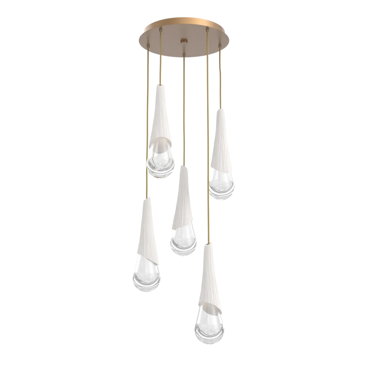 Hammerton Studio Hailstone Round Multi-Pendant Chandelier
