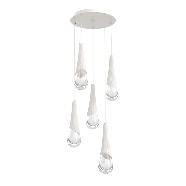 Hammerton Studio Hailstone Round Multi-Pendant Chandelier