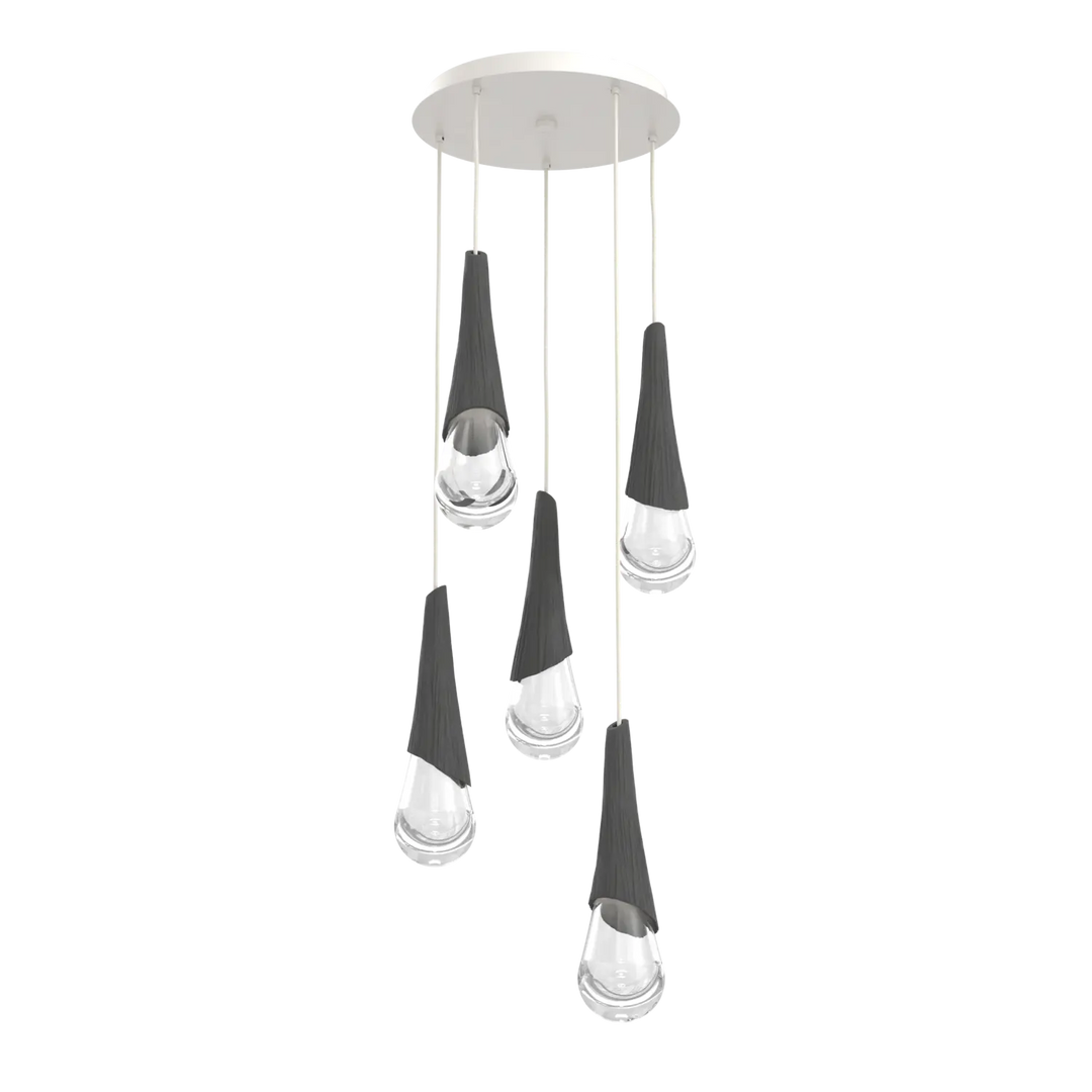 Hammerton Studio Hailstone Round Multi-Pendant Chandelier